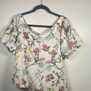 Floral Print Women's Top